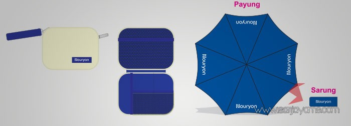 Souvenir Pouch Kabel dan Payung Nouryon