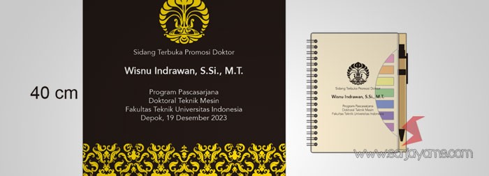 Souvenir Sidang Terbuka Doktor UI