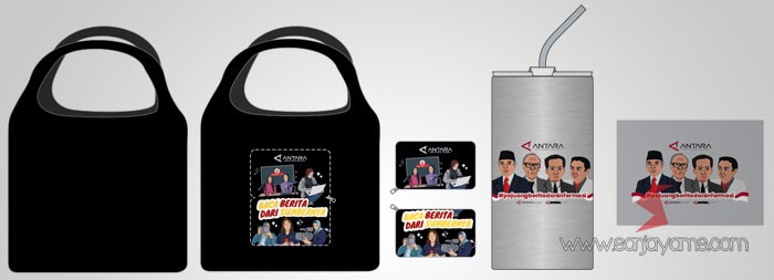 Souvenir Tas dan Tumbler Antara