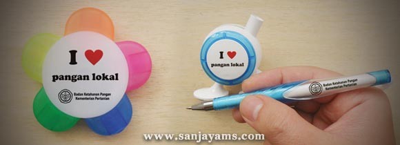 Stabilo Bunga dan Pen Meja Badan Ketahanan Pangan