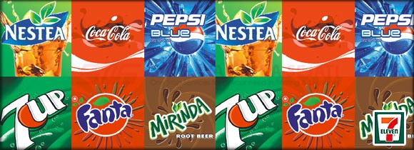 Sticker Minuman - Seven Eleven