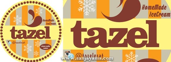 Sticker Tazel Ice Cream