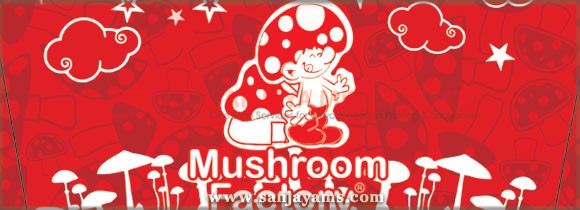Tumbler Colorful Mushroom Factory