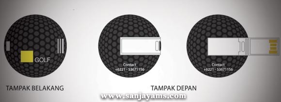 USB Mini Bulat OB Golf