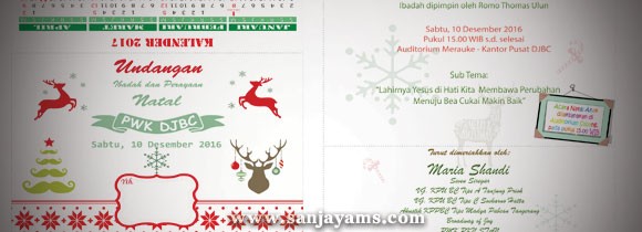 Undangan Natal Kantor Bea Cukai