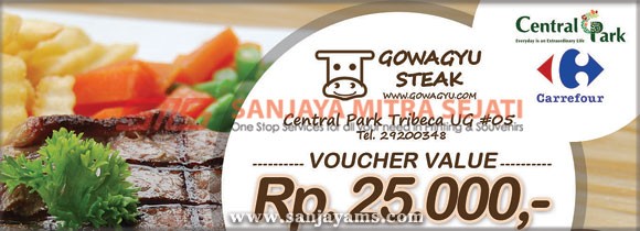 Voucher Gowagyu Central Park